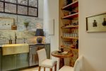Kitchen off living room